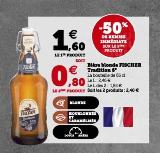 Bière Blonde Fischer Tradition 6°