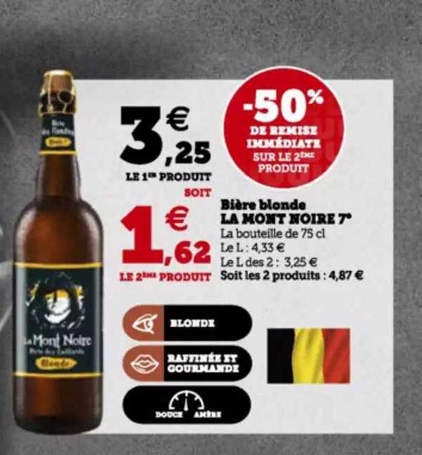 bière blonde la mont noire 7°