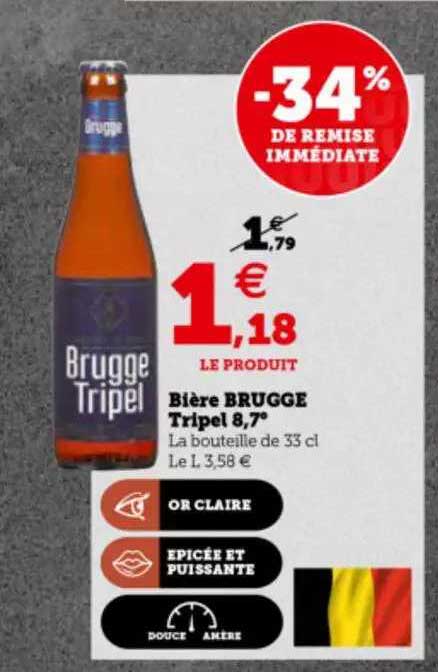 bière brugge tripel 8,7°