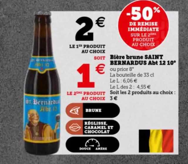 bière brune saint bernaurdus abt 12 10°