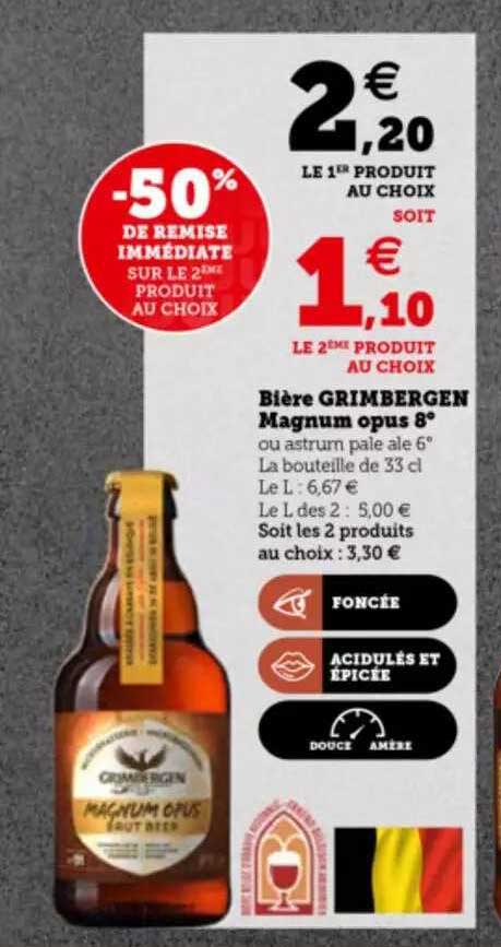 bière grimbergen magnum opus 8°