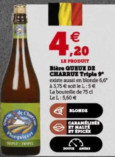 bière queue de charrue triple 9°