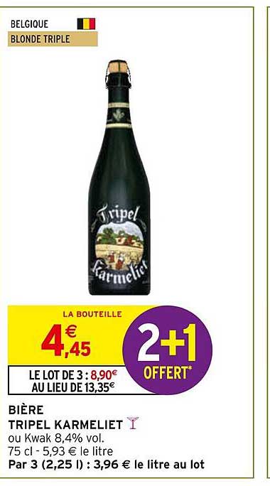 Bière Tripel Karmeliet