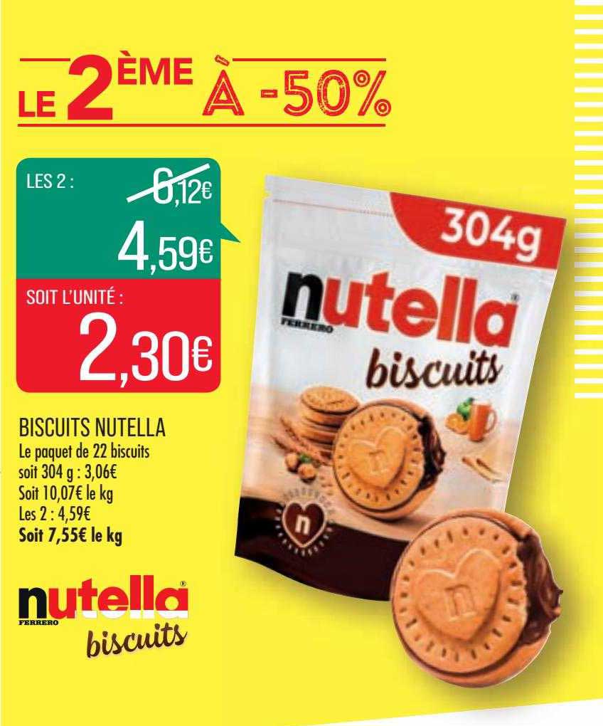 Biscuits Nutella