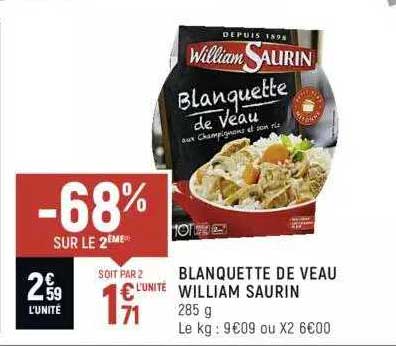 Blanquette De Veau William Saurin