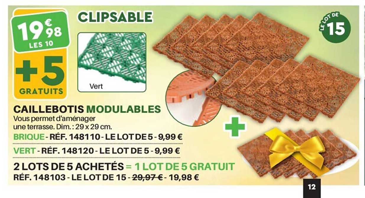 Caillebotis Modulables