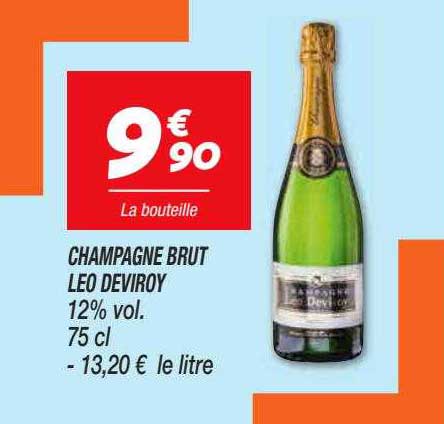 Champagne Brut Léo Deviroy 12% Vol.