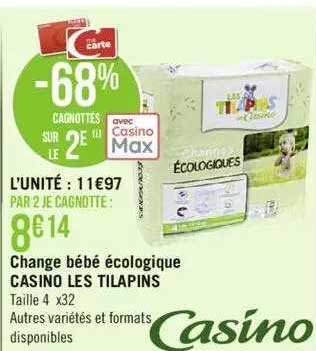 Change Bébé écologique Casino Les Tilapins