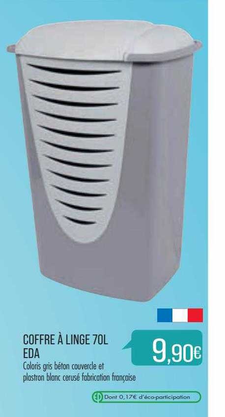 coffre à linge 70l eda