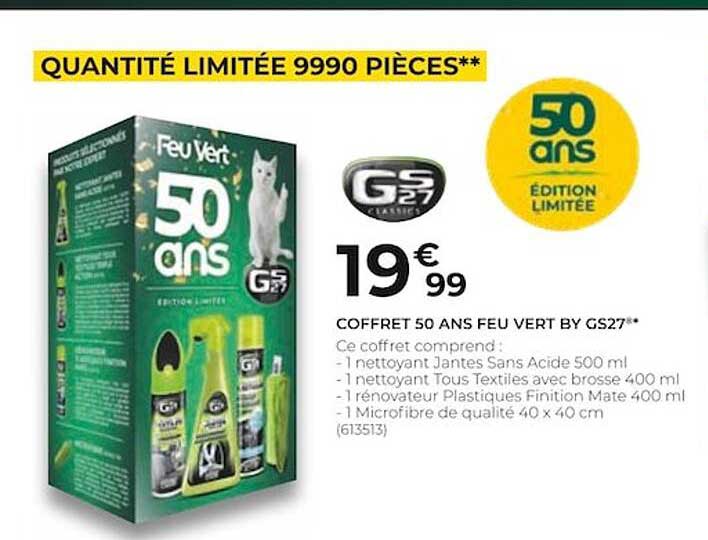 Coffret 50 Ans Feu Vert By Gs27