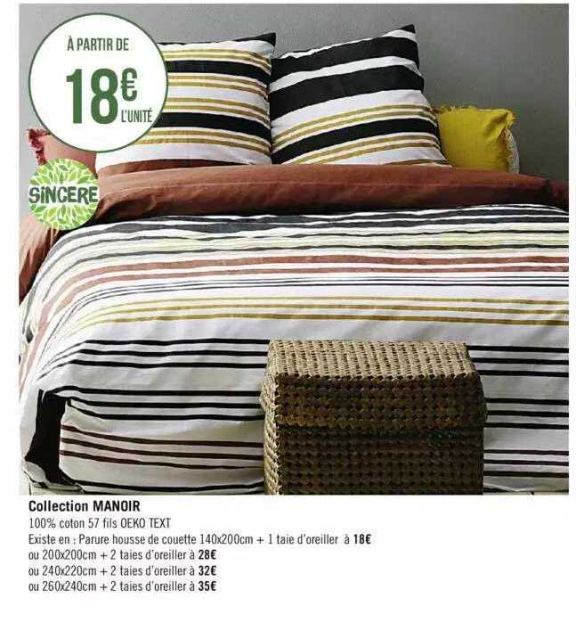 collection manoir sincère