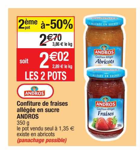 Confiture De Faises Allégée En Sucre Andros