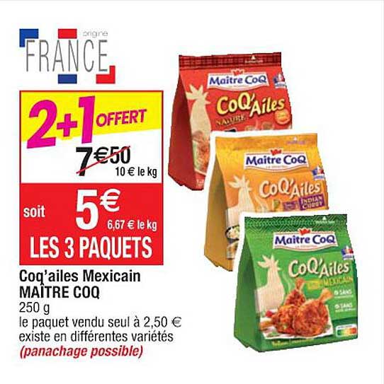 coq'ailes mexicain maître coq