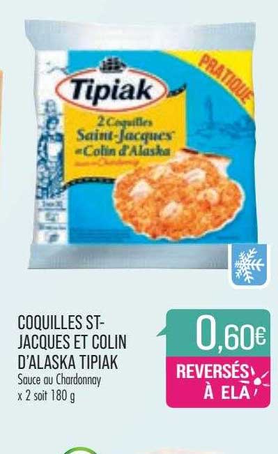 coquilles st-jacques et colin d'alaska tipiak