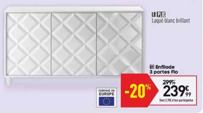 enfilade 3 portes fio