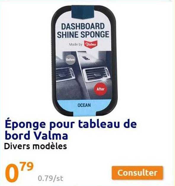 éponge pour tableau de bord valma