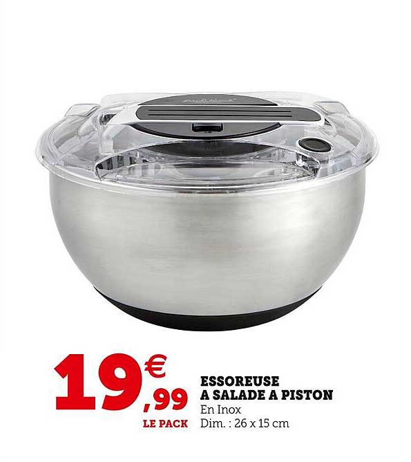 Essoreuse à Salade à Piston