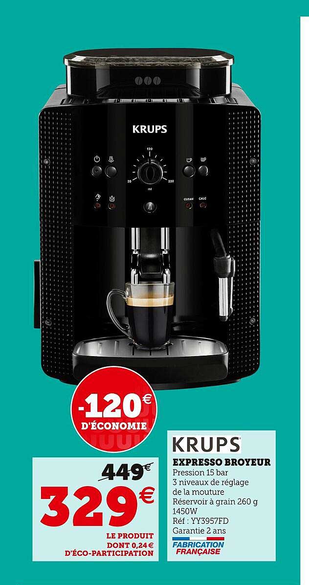 Expresso Broyeur Krups