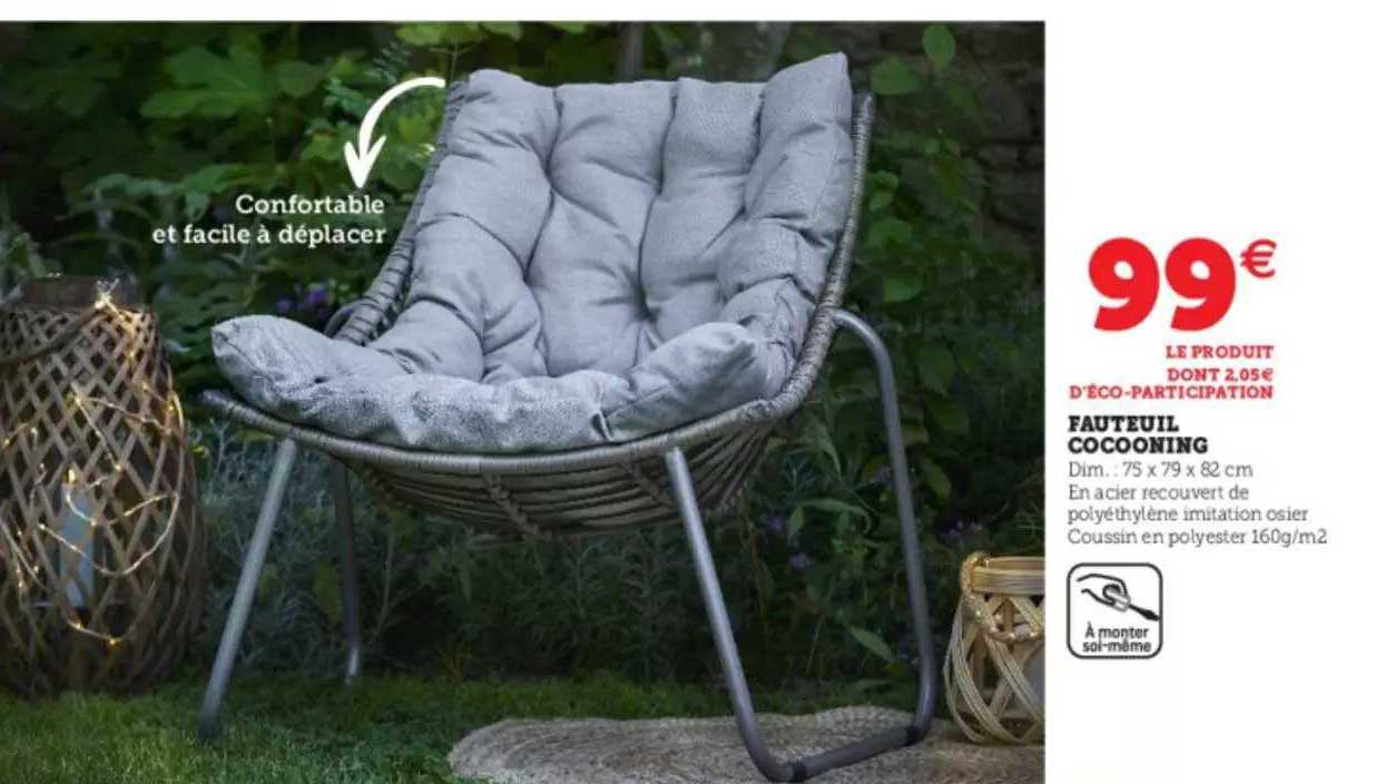 fauteuil cocooning