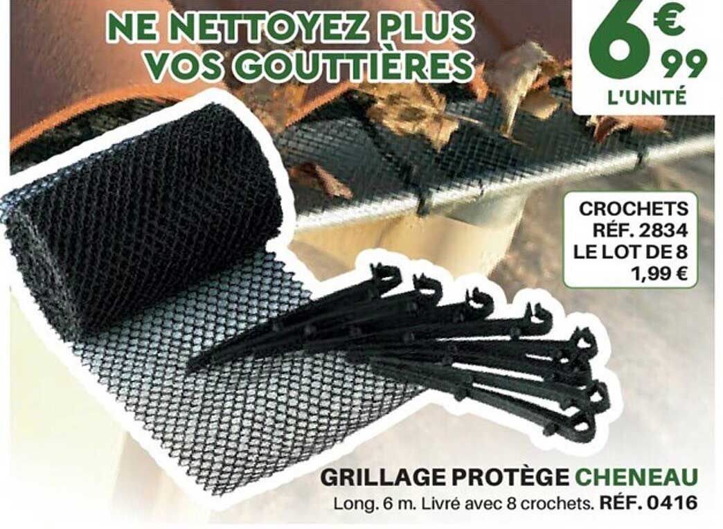 Grillage Protège Cheneau