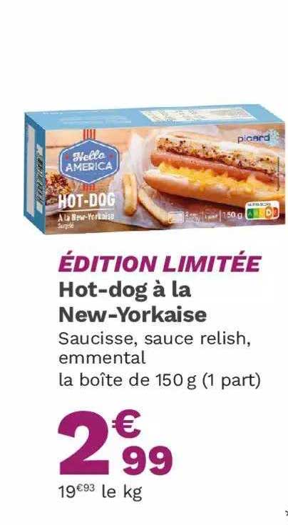 hot-dog à la new-yorkaise