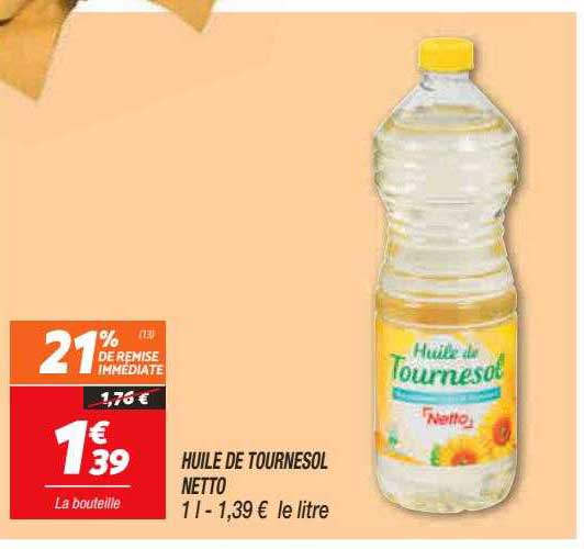 Huile De Tournesol Netto