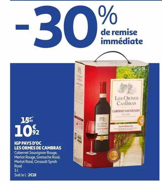 igp pays d'oc les ormes de cambras