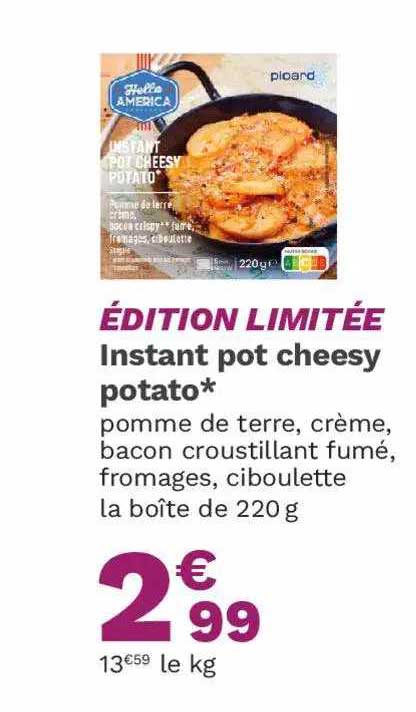 instant pot cheesy potato