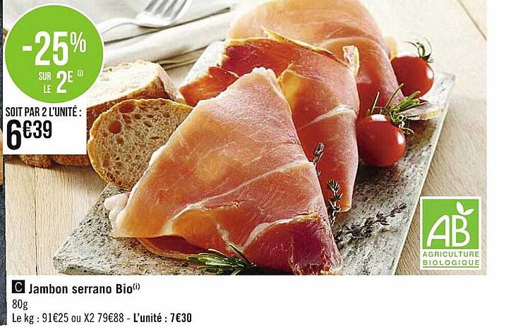 Jambon Serrano Bio