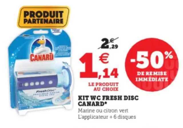 kit wc fresh disc canard