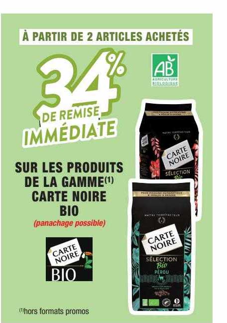 La Gamme Carte Noir Bio