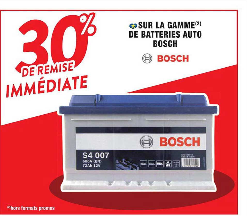 La Gamme De Batteries Auto Bosch