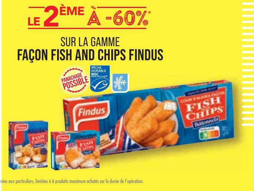 la gamme façon fish and chips findus