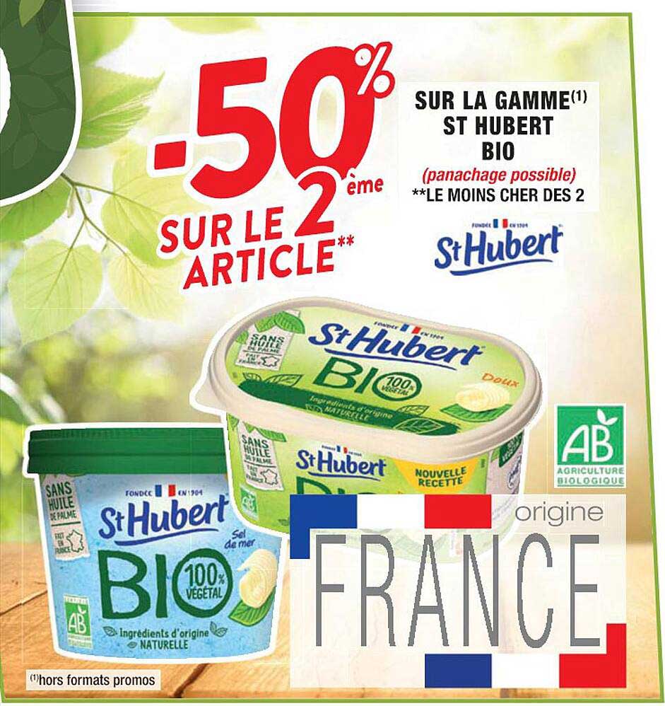 la gamme st hubert bio