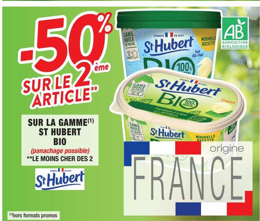 la gamme st hubert bio
