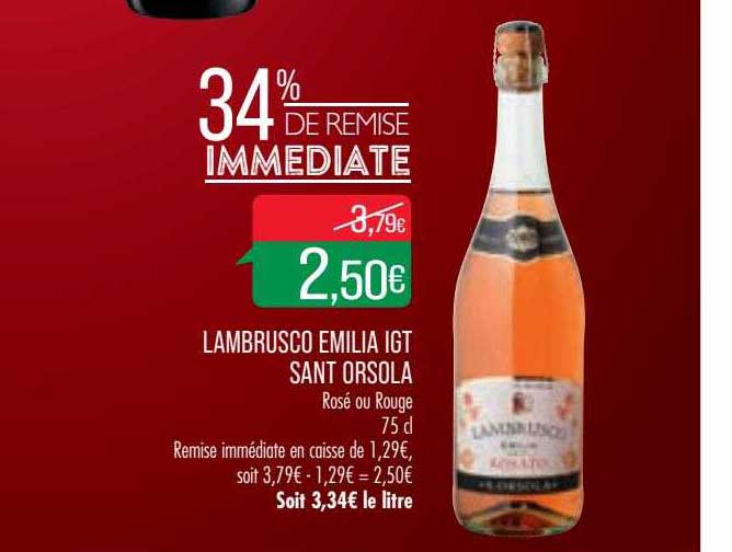 lambrusco emilia igp sant orsola