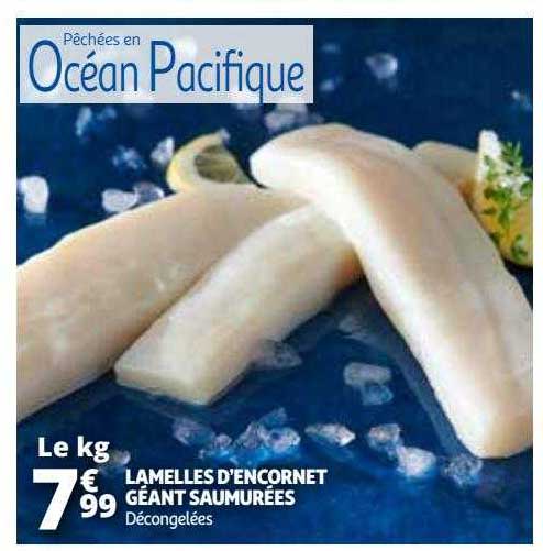 lamelles d'encornet géant saumurées