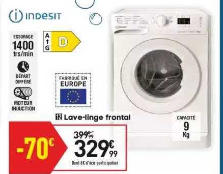 Lave-linge Frontal Indesit