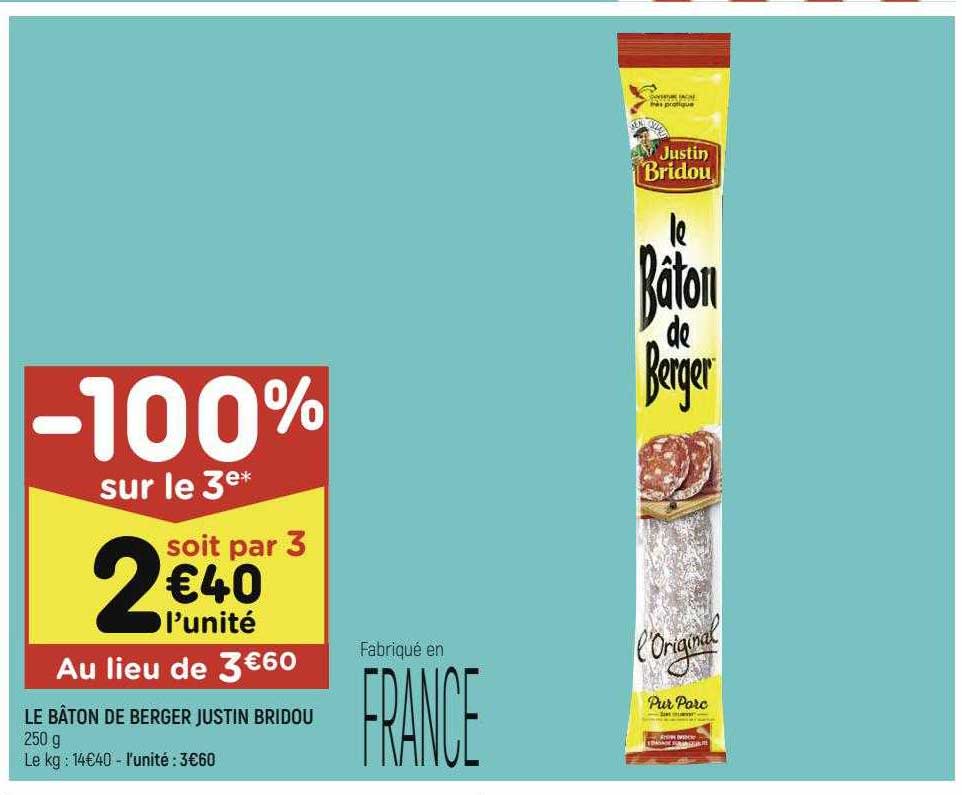 le bâton de berger justin bridou