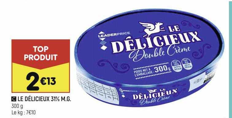 le délicieux 31% m.g.