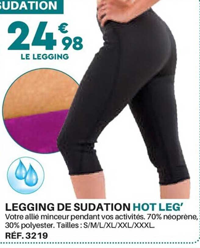 legging de sudation hot leg'