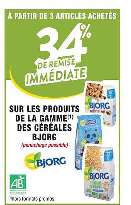 Les Produits De La Gamme Des Céréales Bjorg