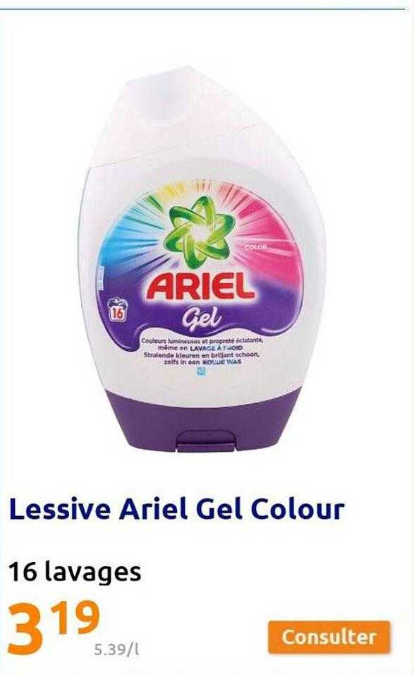 Lessive Ariel Gel Colour