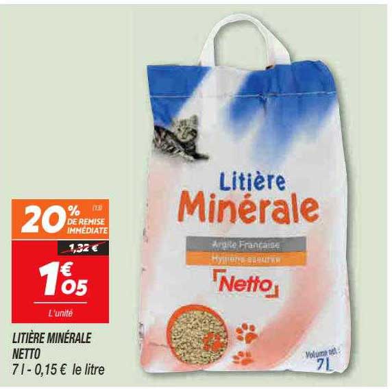 Litière Minérale Netto