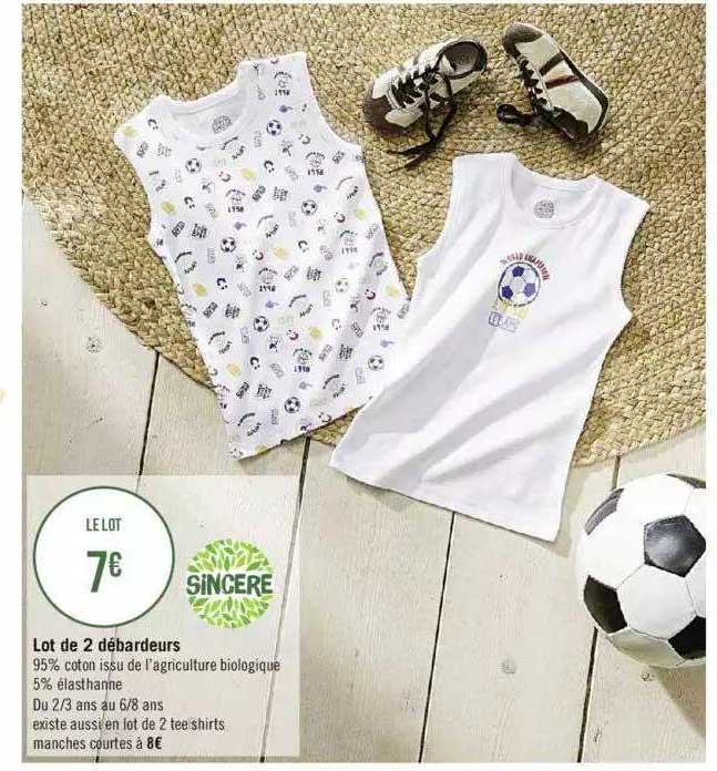 Lot De 2 Débardeurs Sincère
