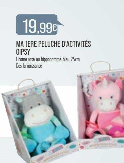 ma 1ere peluche d'acitivités gipsy