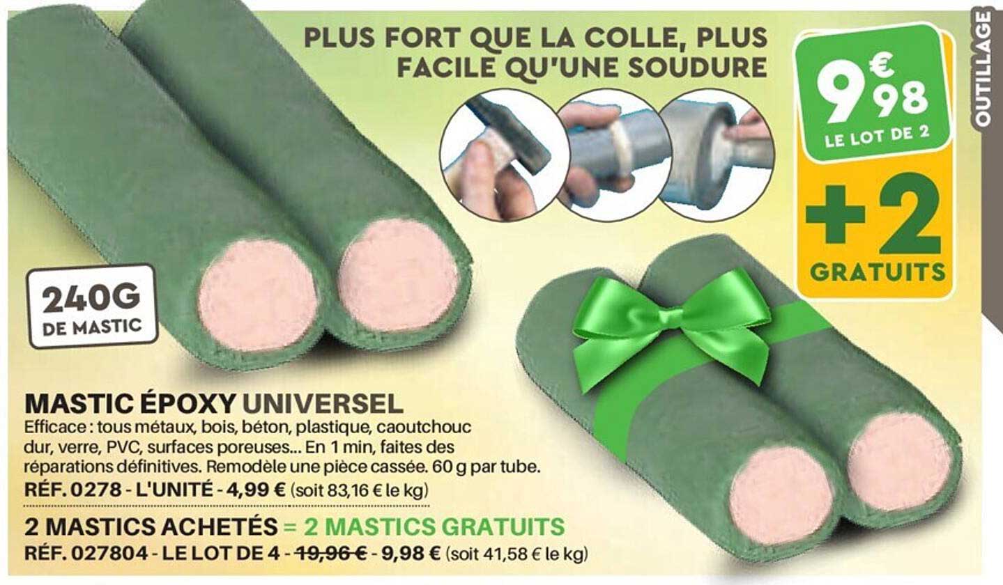 mastic époxy universel