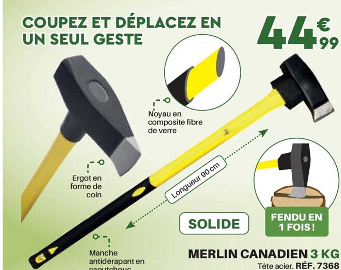 Merlin Canadien 3 Kg