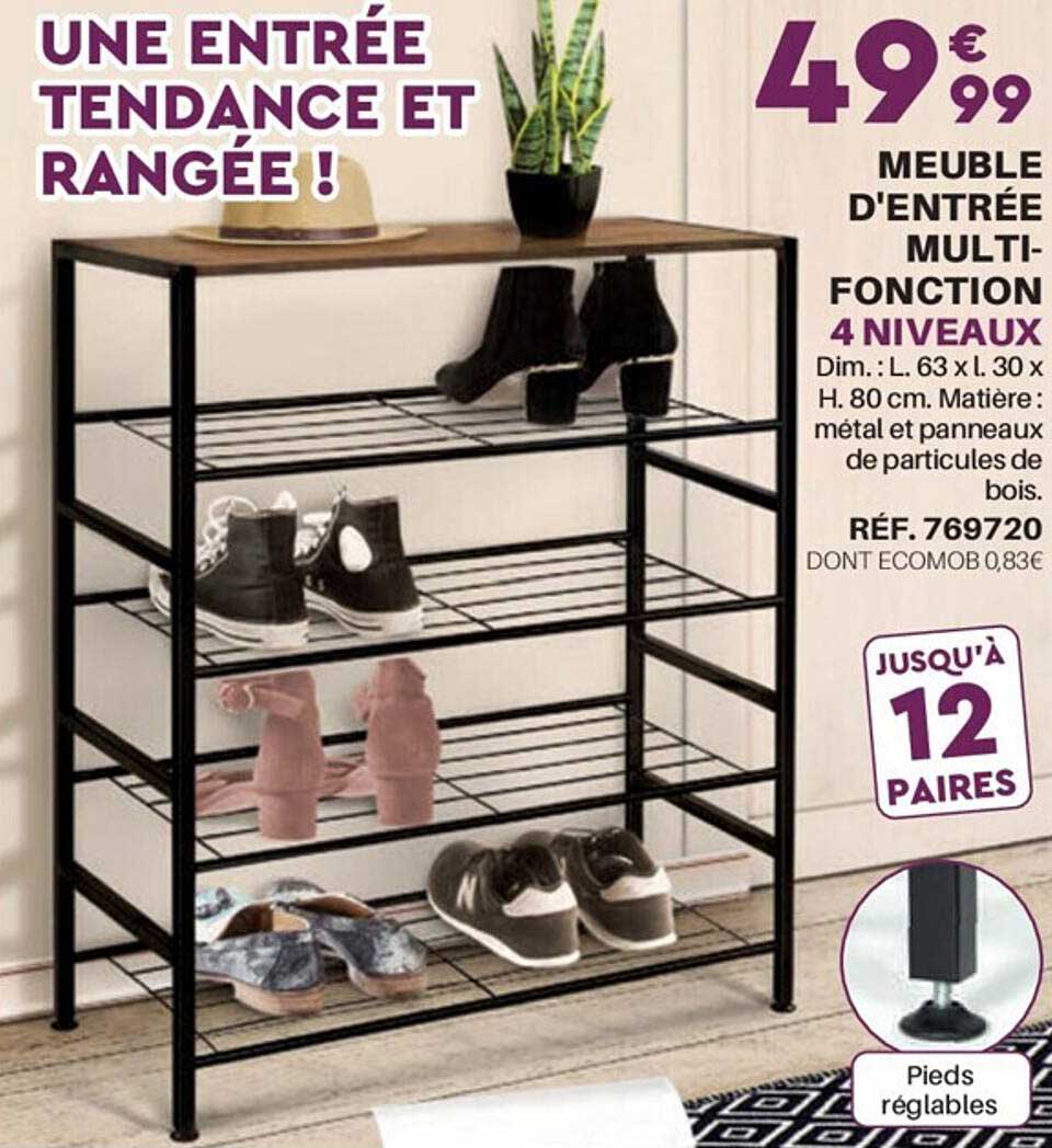 meuble d'entrée multifonction