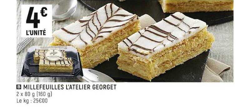 millefeuilles l'atelier georget